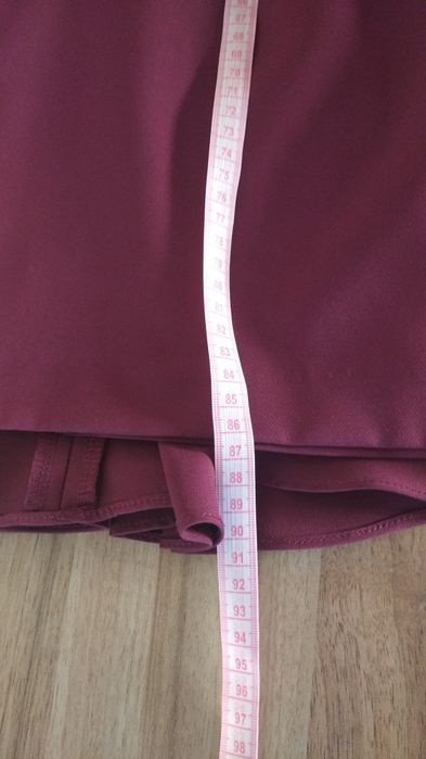 Sukienka krótka bordo na wesele rozm. 36