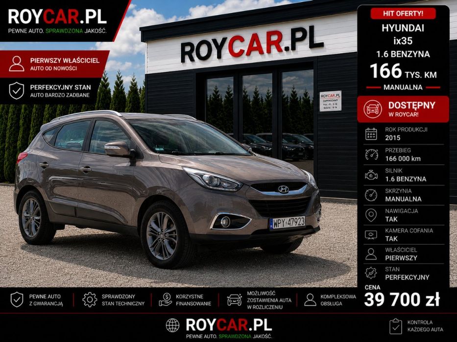 Hyundai ix35 Bezwypadkowy pierwszy właściciel