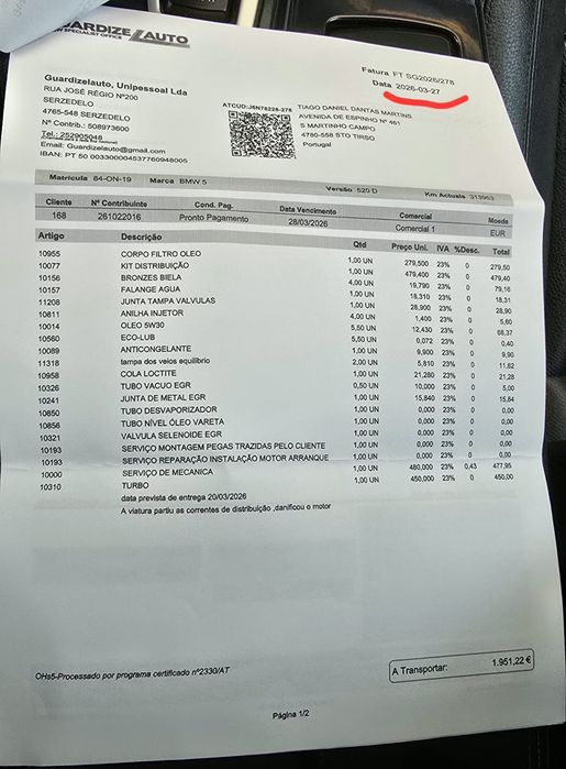 Bmw f11 520d  como  nova e com histórico de manutenção completo