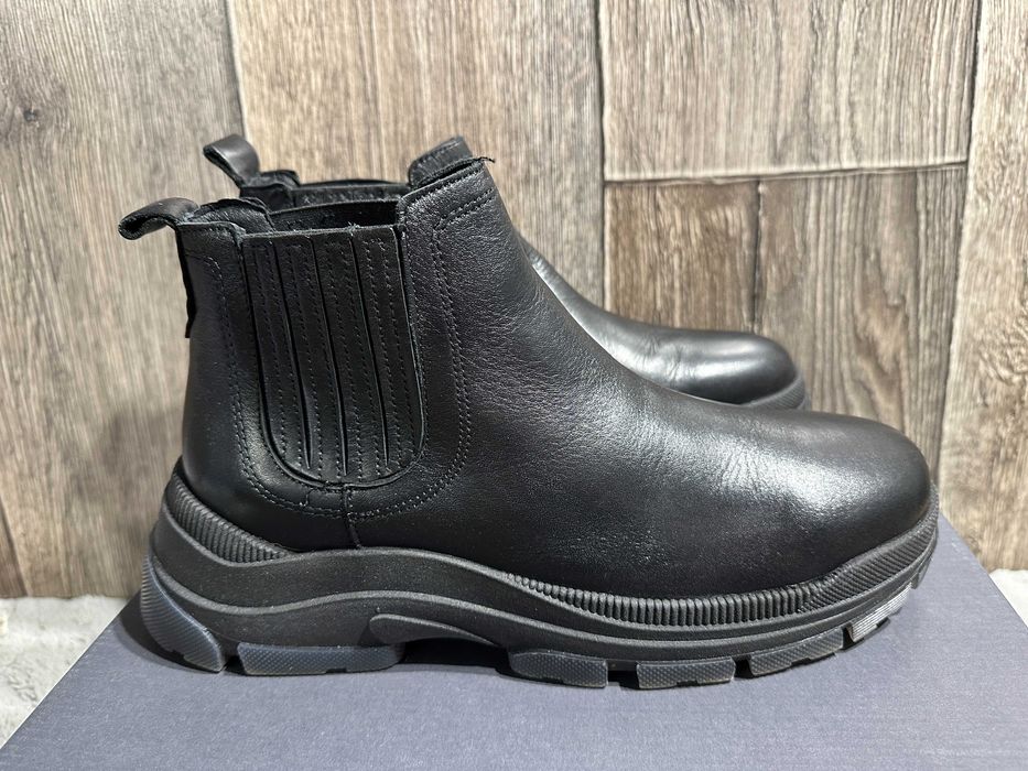 botki męskie skórzane marc o'polo elastic panelled chunky 41