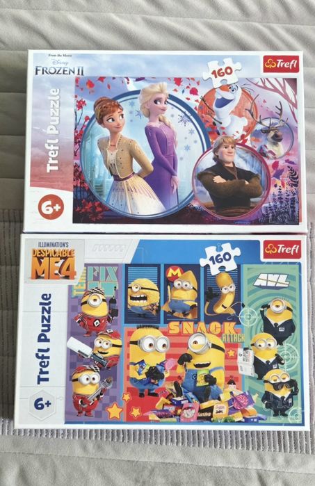 Zestaw 2 sztuk puzzli 6+