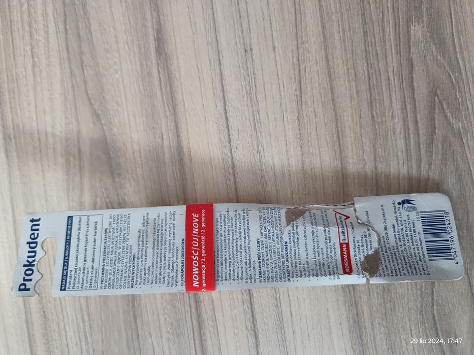 Końcówka do szczoteczki elektrycznejj