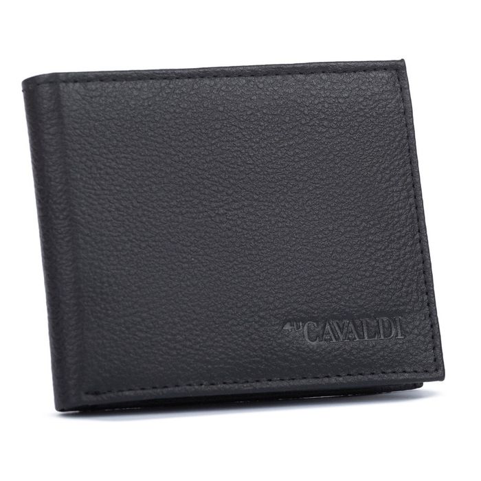 mały, skórzany portfel męski z systemem rfid - 4u cavaldi