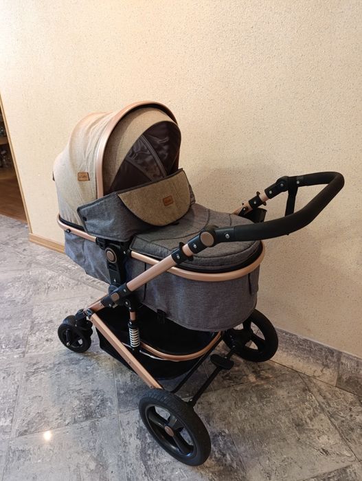 Продам коляску NINOS BRAVA NEW BEIGE (Khaki) 2в1