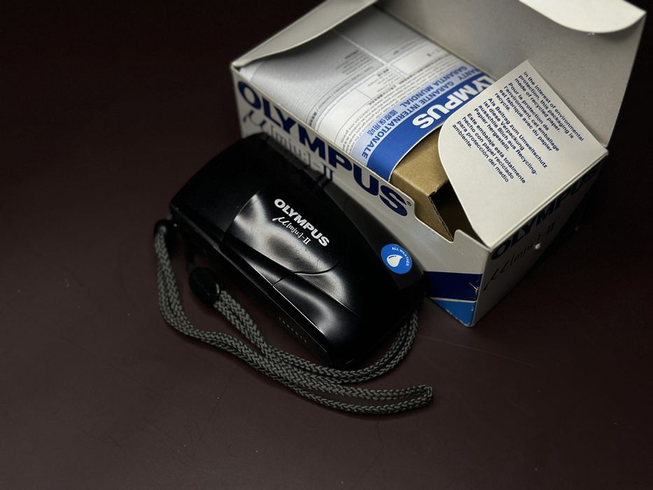 Olympus mju ii плівковий фотоапарат мью 2 новий з коробкою kodak zoom