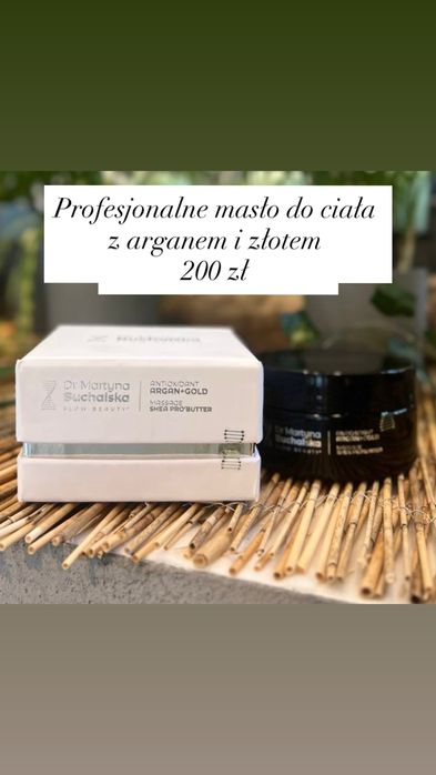 Masło do ciała argan złoto antyoksydacja