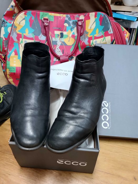 Sztyblety Ecco 41 Botki Kozaczki Poznań Kozaki