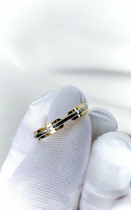 Pierścionek Obrączka Stal chirurgiczna Xuping 18K r.6