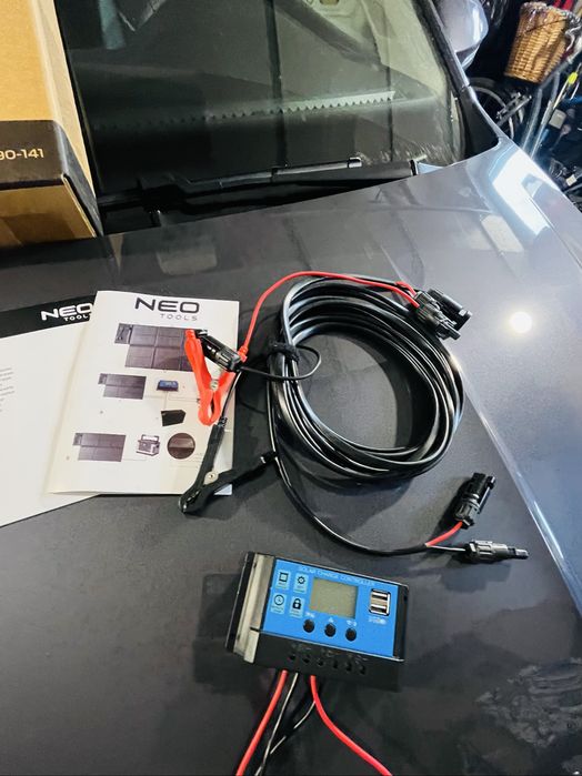 Neo Tools Panel słoneczny, przenośny, ładowarka 120W