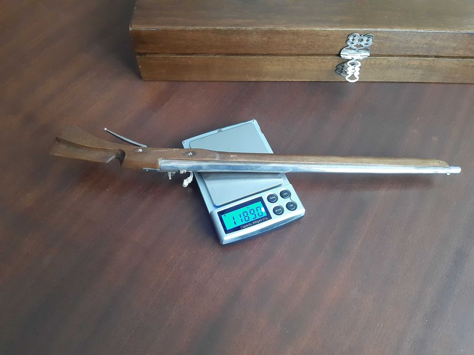 Espingarda em prata e madeira (Portugal) 1993