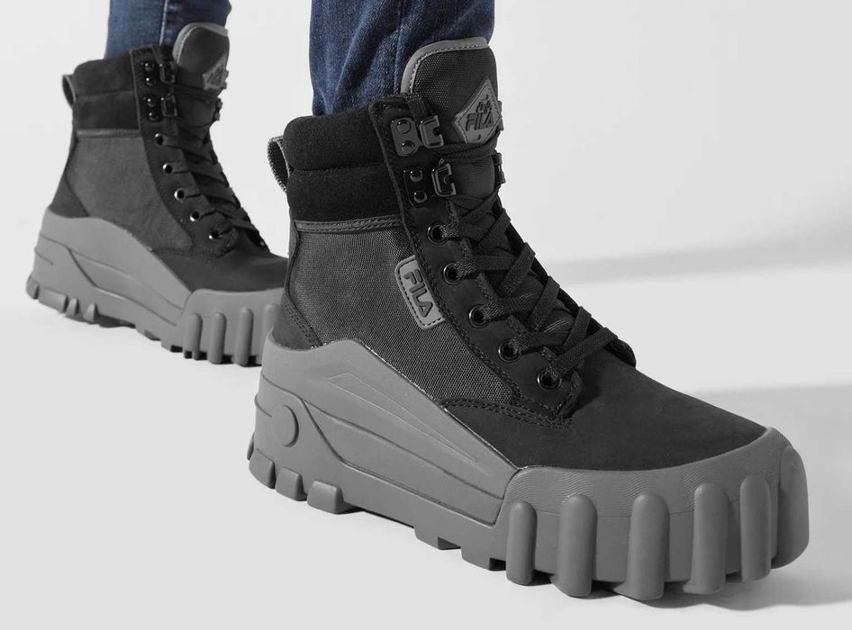 Buty damskie FILA Grungelution Mid trapery czarne r. 36