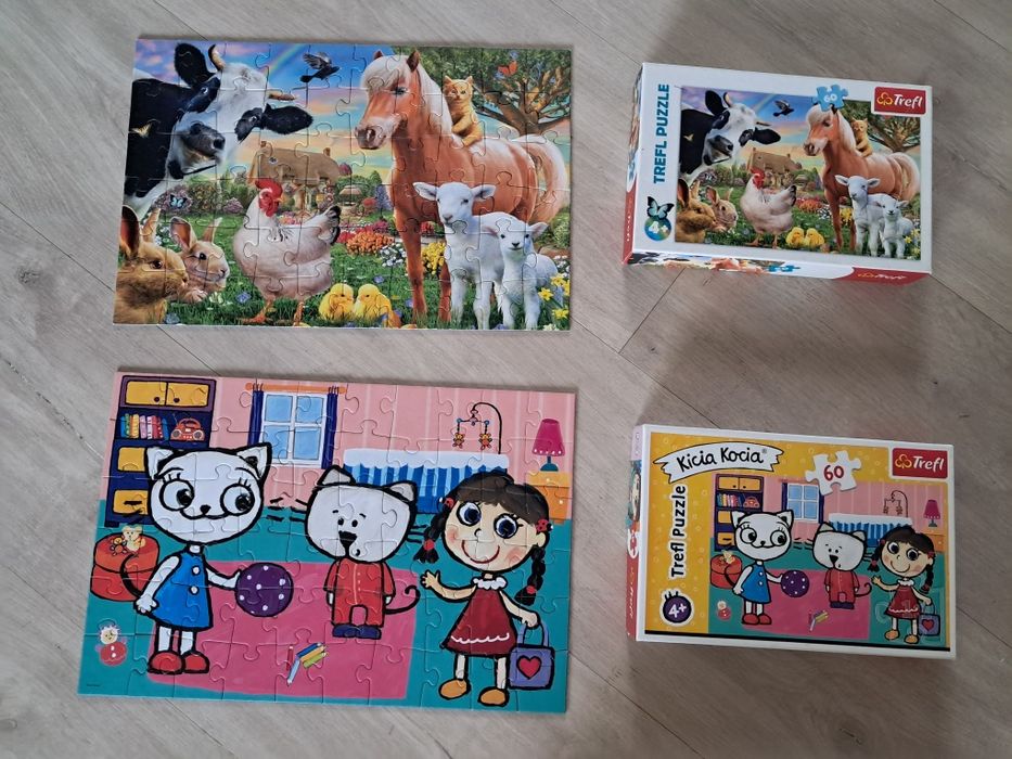 13 kompletów szt puzzle puzzli 60 elementów