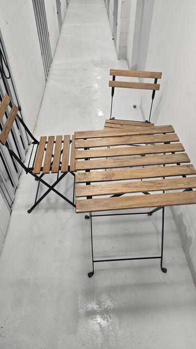 Stół i dwa krzesła ikea