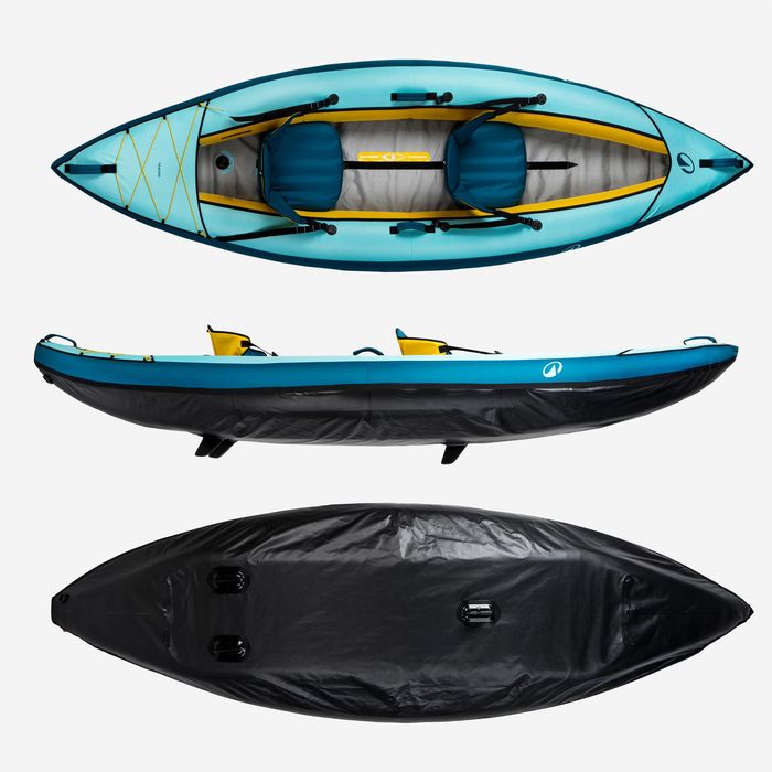 kayak 1/2 lugares, 100 Essentiel (conjunto)