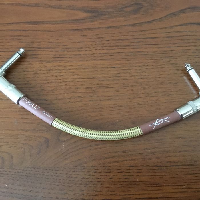 Кабель инструментальный Fender Cable Deluxe Series 6" Patch Tweed