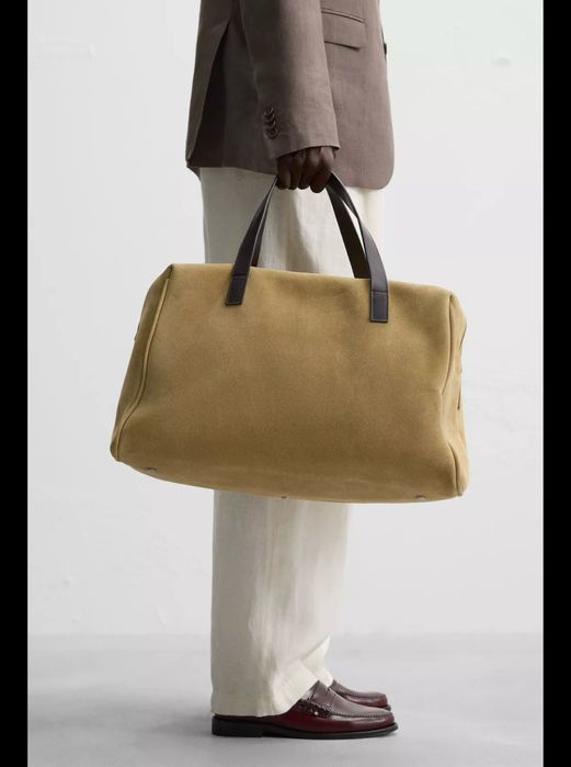 Mala De Viagem Em Pele Zara NOVO