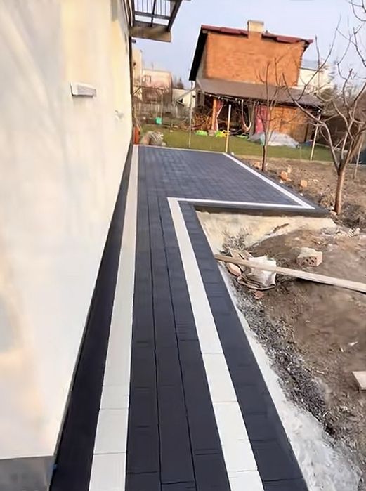 Укладка Тротуарной плитки .Фем