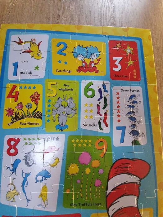 Gra i puzzle do nauki języka angielskiego.