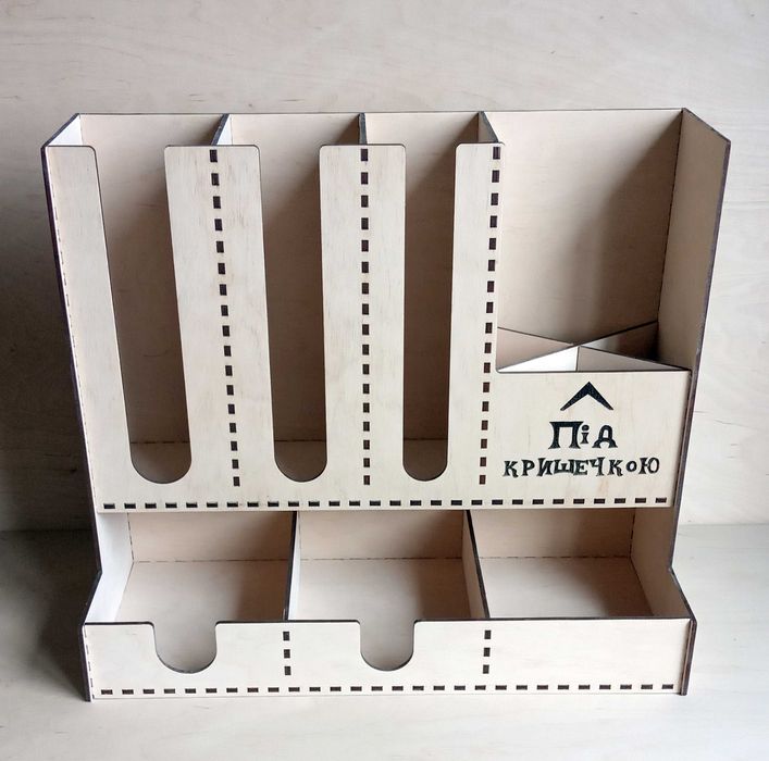 Органайзер для кафе деревян. для стаканів, кришок, серветок РІЗНІ НОВІ