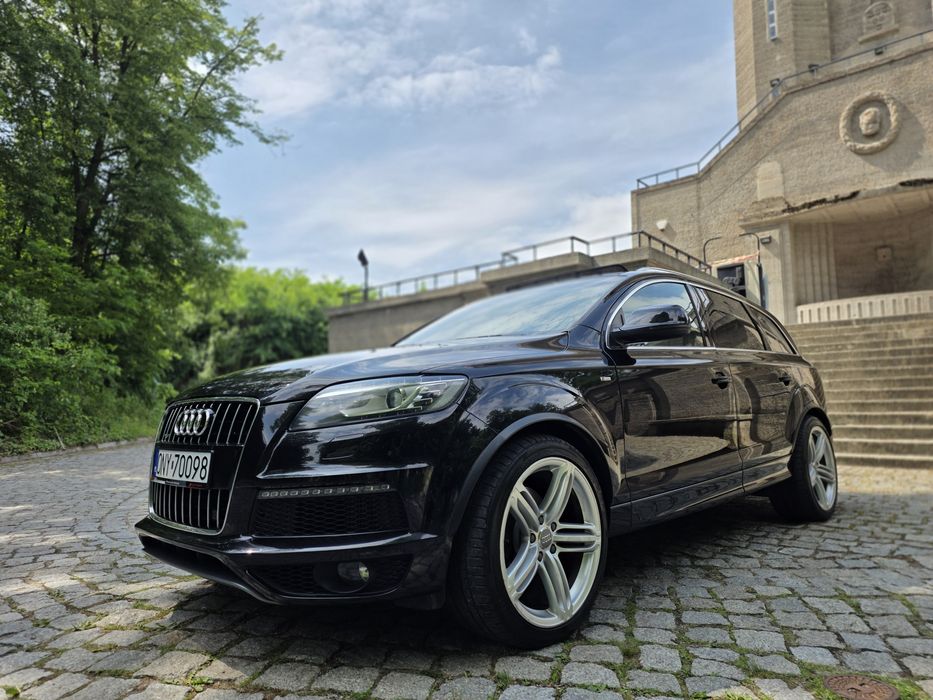 Audi Q7 7 Osób S-Line Perfekcyjny Stan Serwis w Aso Zamiana Okazja