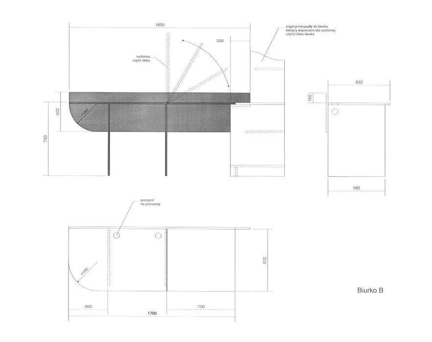 Meble do pokoju młodzieżowego