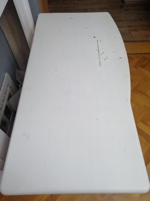 Drewniane białe sosnowe biurko nowa cena