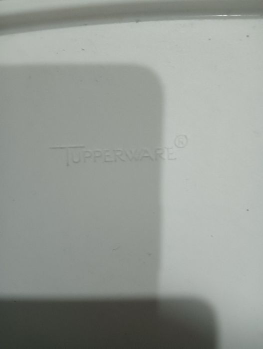 4 (quatro) pratos quadrados Tupperware e tampa