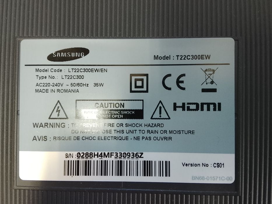 Televisão Samsung 22