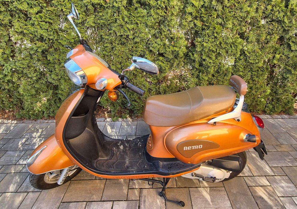 Skuter Romet Retro 6. 3089 km przebiegu! Po przeglądzie.
