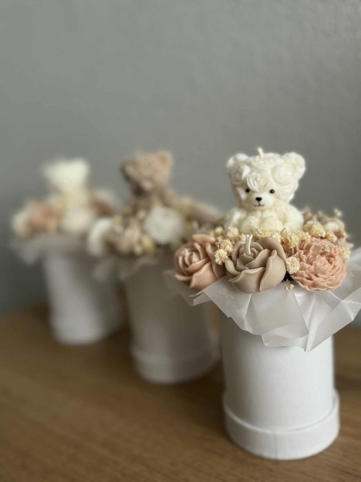 Świece sojowe- boxy prezentowe HANDMADE