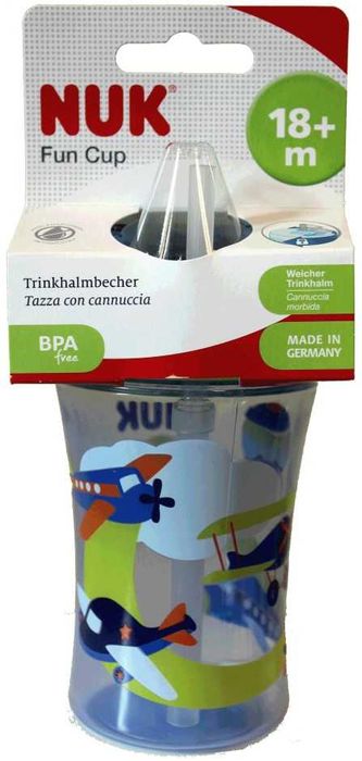 Поїльник з силіконовою трубочкою NUK 300 мл. від 18 місяців