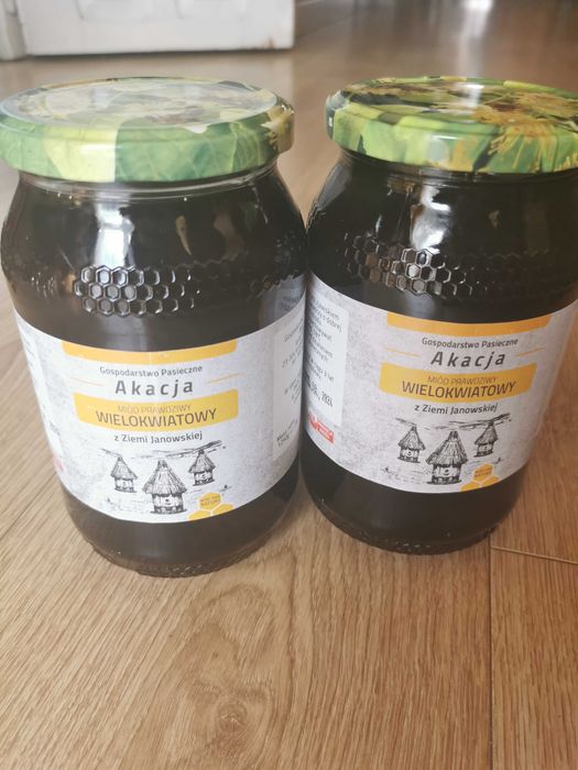 Miód naturalny 100% 6 szt.