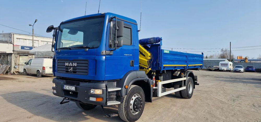 MAN TGM 18.240 4X4 BB  Wywrotka MAN TGM 18.240 4X4 Bez AdBlue Salon Pl. HDS. Drugi właściciel