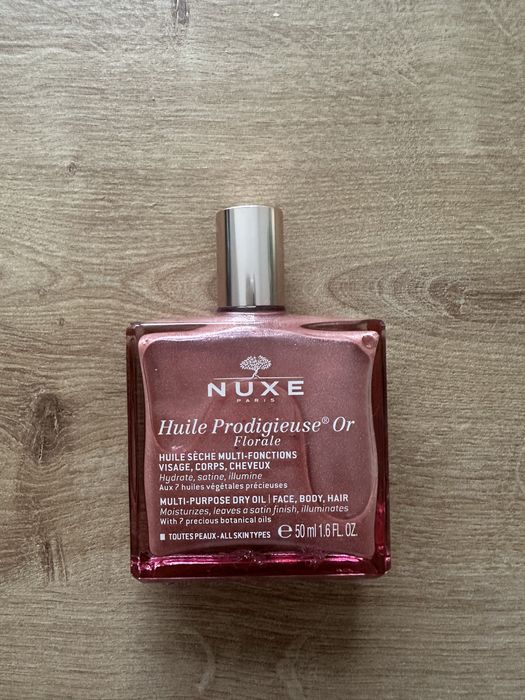 Nuxe  suchy olejek z drobinkami 50ml+gratisy