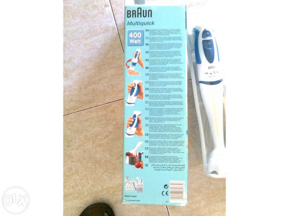 Varinha Magica Braun 400w com vários acessórios