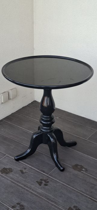 Mesa de apoio preta