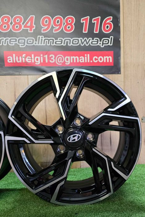 NOWE ALUFELGI HYUNDAI 16x5x114,3 - Elantra,i30,i40,IONIQ,ix35,Tucso