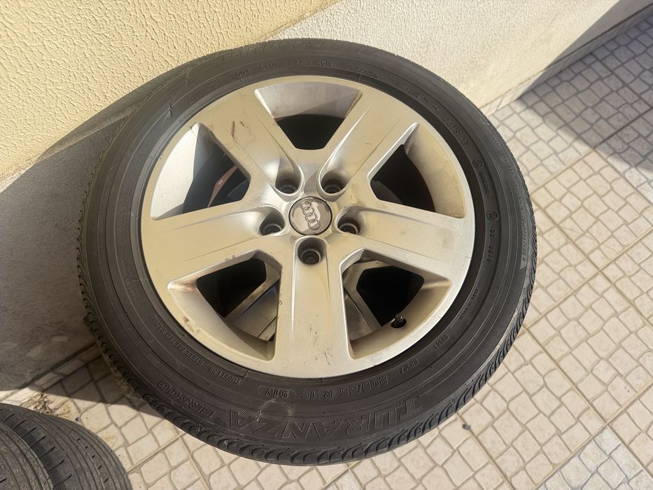Jantes Audi R16 5x112 7J  ET42 C/Pneus