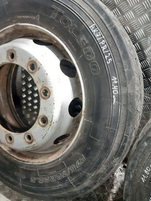 Opony Felgi Koła Ciężarowe 2X 275/70 R22.5 Toledo Dr919