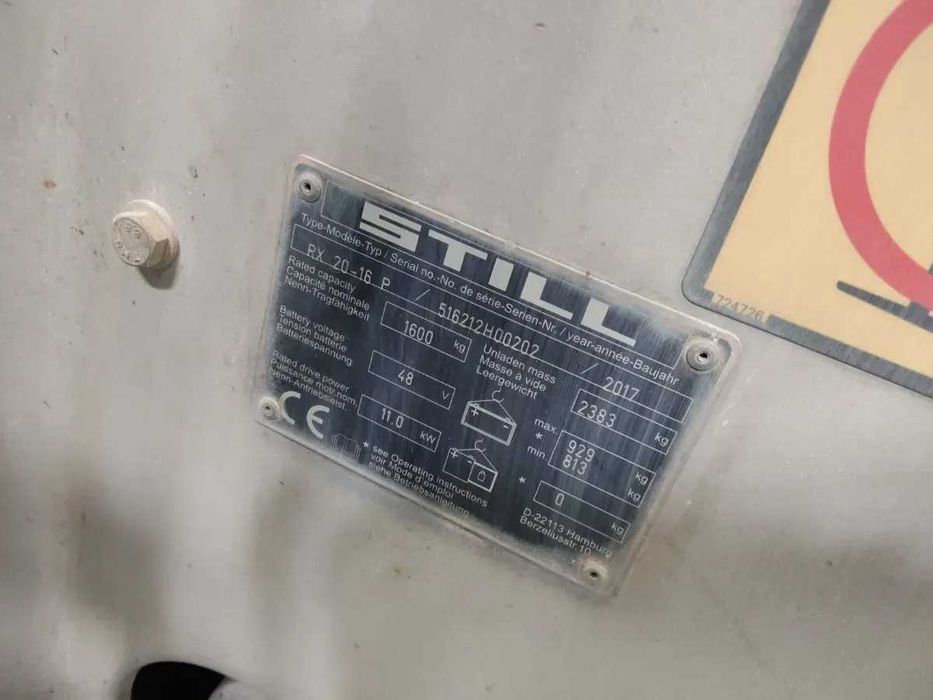 Електричний навантажувач STILL RX20-16P