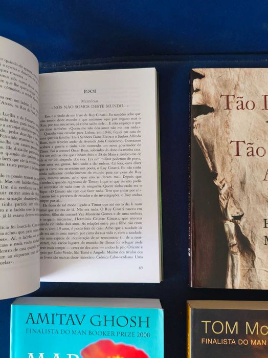 Lote 4 Grandes Romances Históricos e Épicos Finalistas do Booker Prize