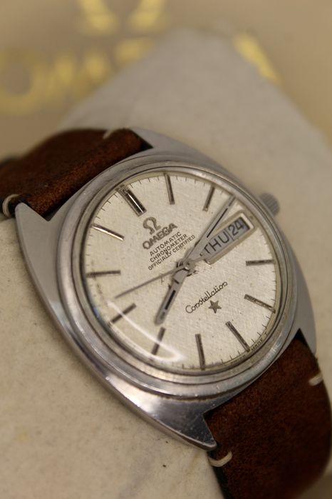 Omega Constellation Linen Dial Automatic