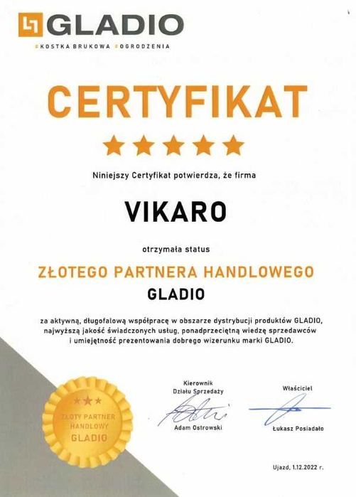 Kostka brukowa GLADIO Sparta, Akropol-Kambel-Maltańska, Atena, Marcelo