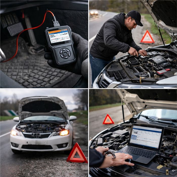 Виїзна діагностика авто | Допомога при поломці | Львів та область