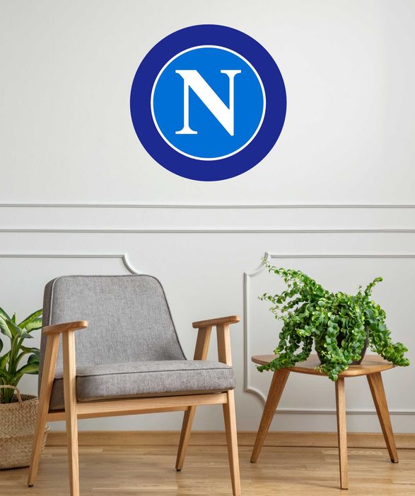 Napoli herb klubowy 70cm prezent dla fana piłki nożnej