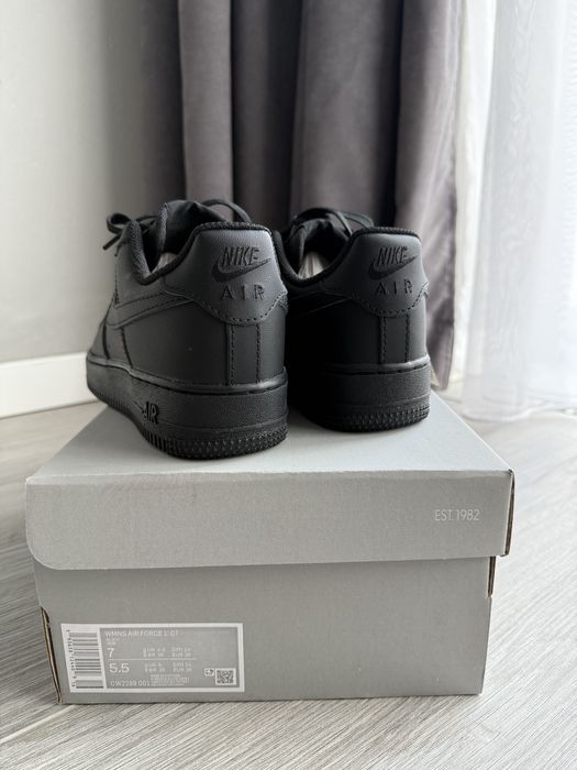 NEW ORIGINAL Nike air Force 1 Low black  (no box) 36-45р