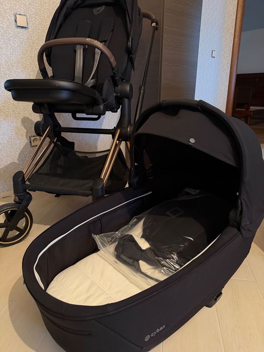 Коляска CYBEX priam rose gold 3 in 1