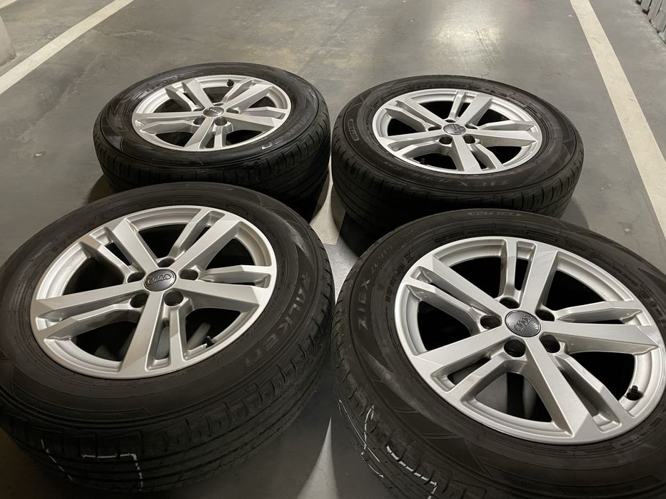 Felgi Audi 17 + opony falken azenis 215/65 R17 99V