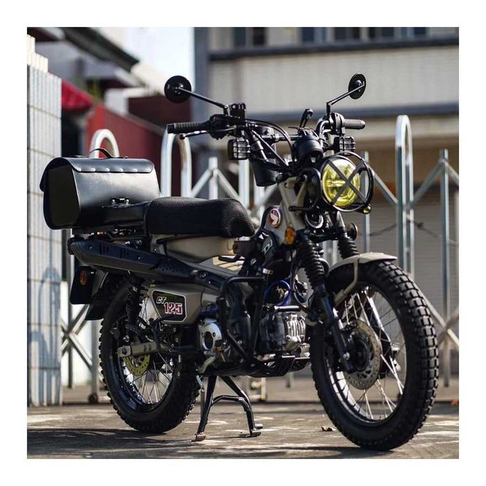 Par espelhos retrovisores retro alumínio - Honda CT125/DAX125/Monkey