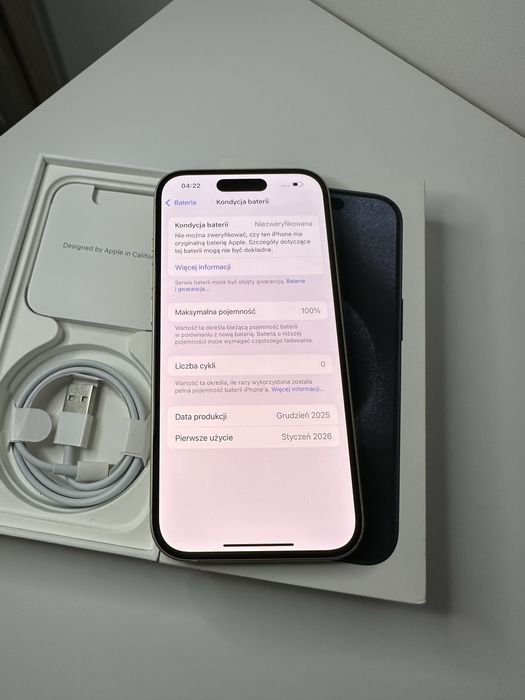 iPhone 15 128GB | 100% Kondycji | Stan IDEALNY!